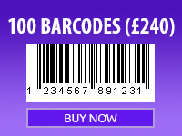 Buy 100 barcodes